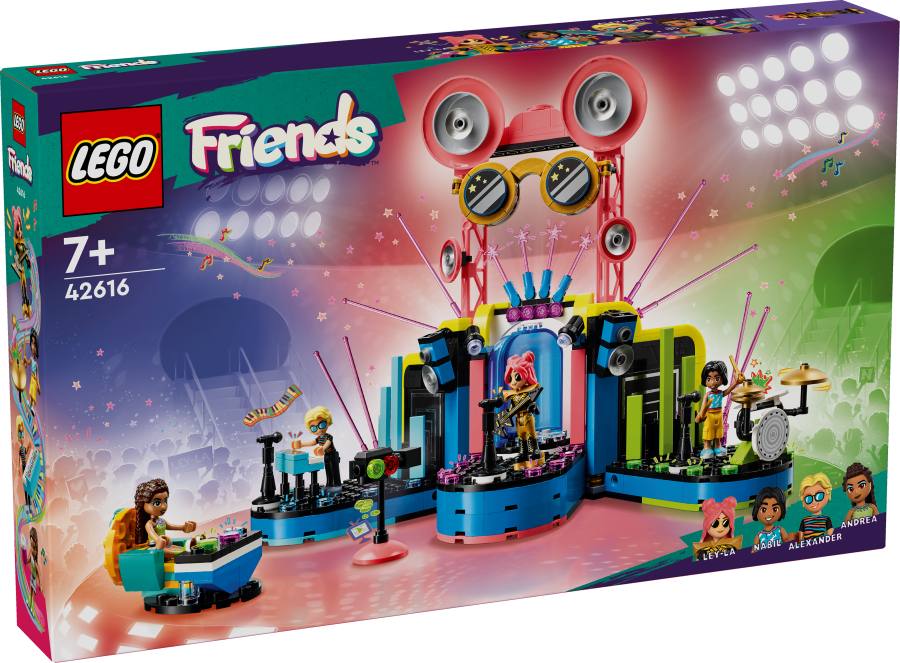 42616 LEGO® Friends Hārtleikas pilsētas mūzikas talantu šovs, 7+ лет, модель 2024 года