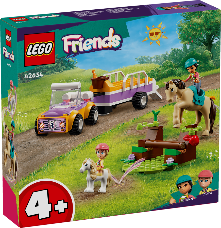 42634 LEGO® Friends Zirgu un poniju treilers , 4+ gadi, 2024 gada modelis