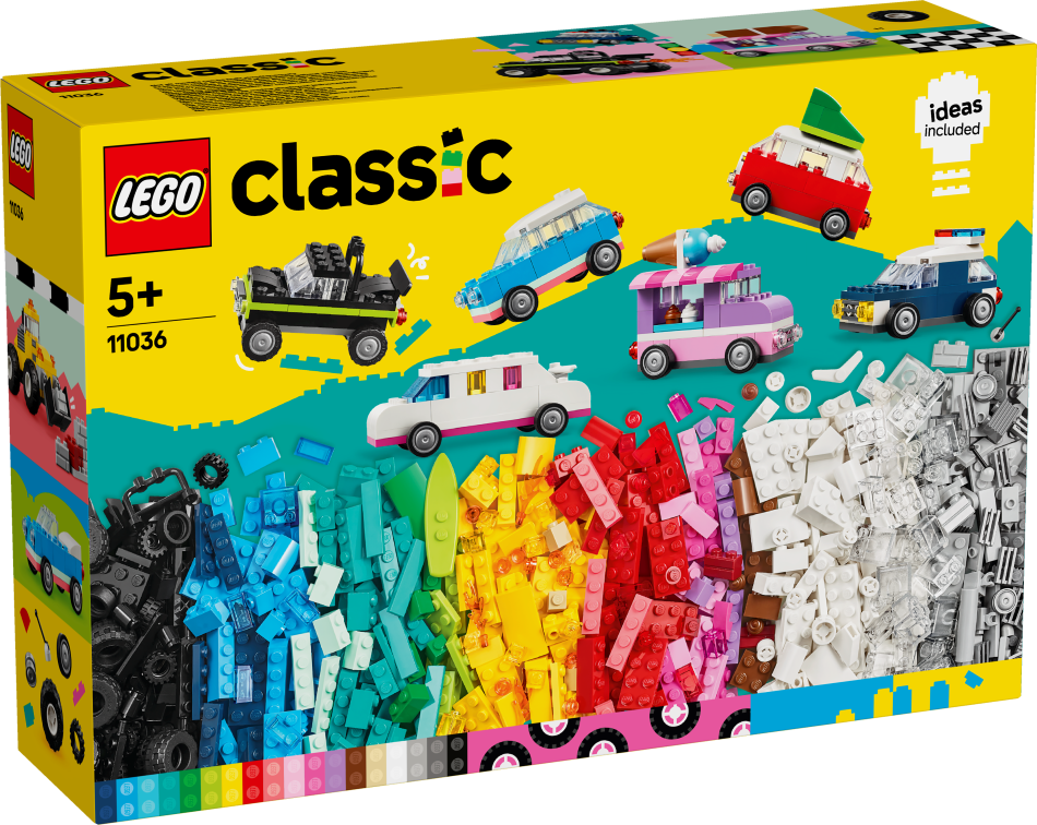 11036 LEGO® Classic Radošie transportlīdzekļi, 5+ , модель 2024 года