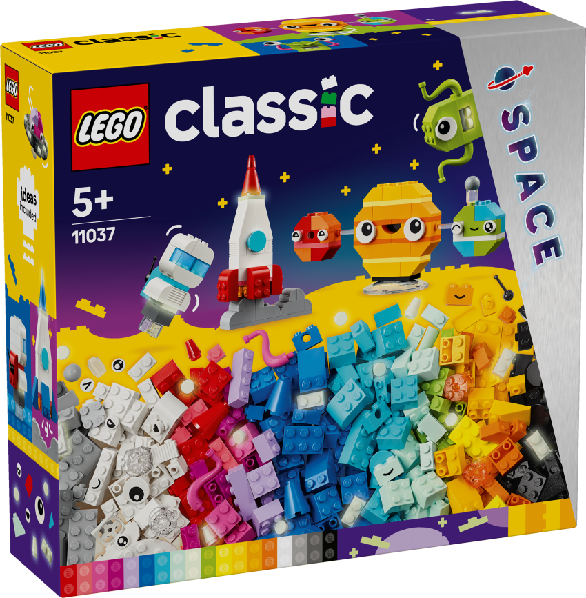 11037 LEGO® Classic Radošās kosmosa planētas, 5+ , модель 2024 года