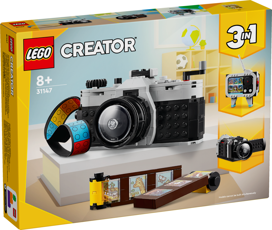 31147 LEGO® Creator Retro kamera, 8+ gadi, 2024 gada modelis