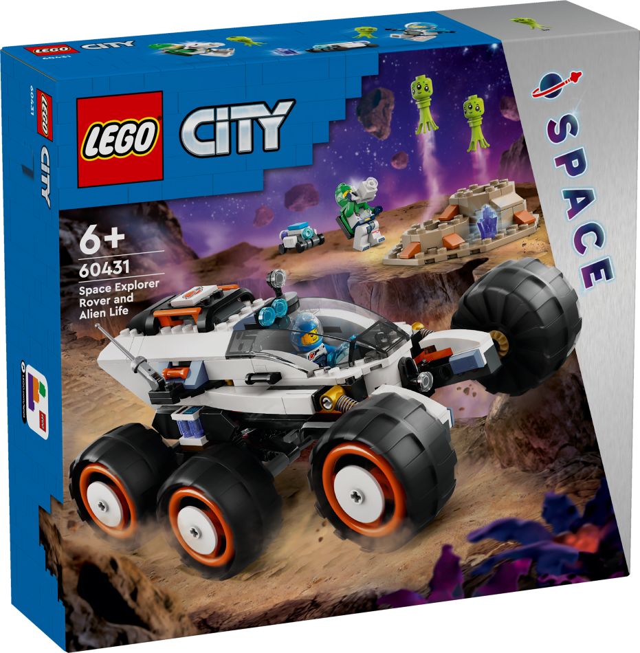 60431 LEGO® City Kosmosa pētnieks-visurgājējs un citplanētiešu dzīve, 6+ лет, модель 2024 года