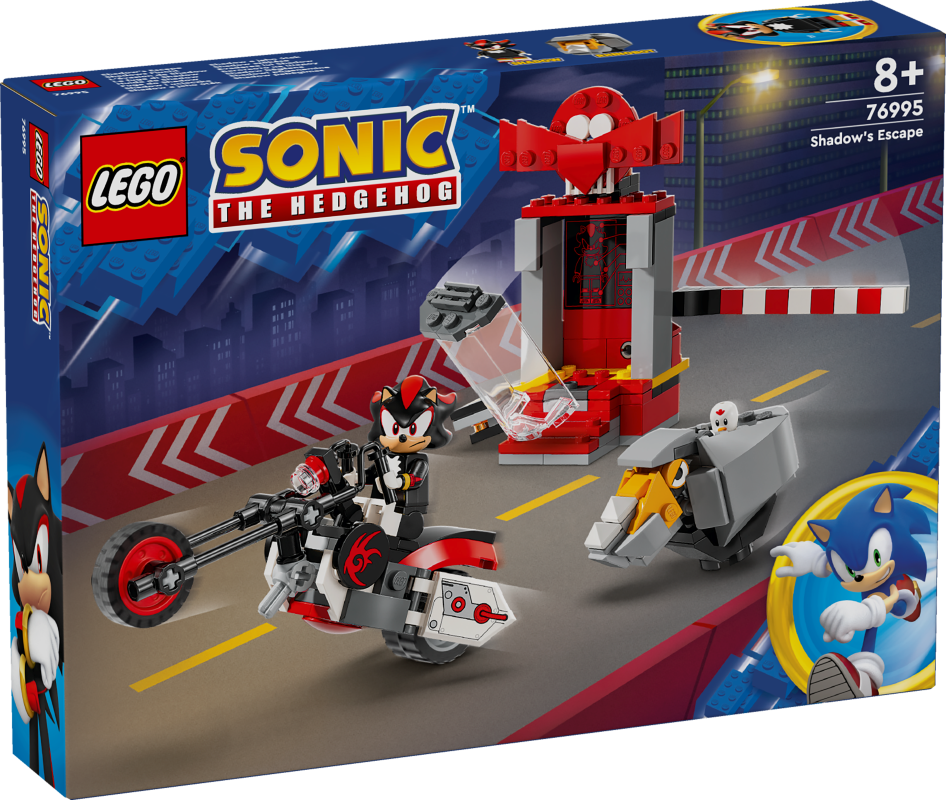 76995 LEGO® Sonic the Hedgehog™ Shadow the Hedgehog bēgšana, 8+ , модель 2024 года