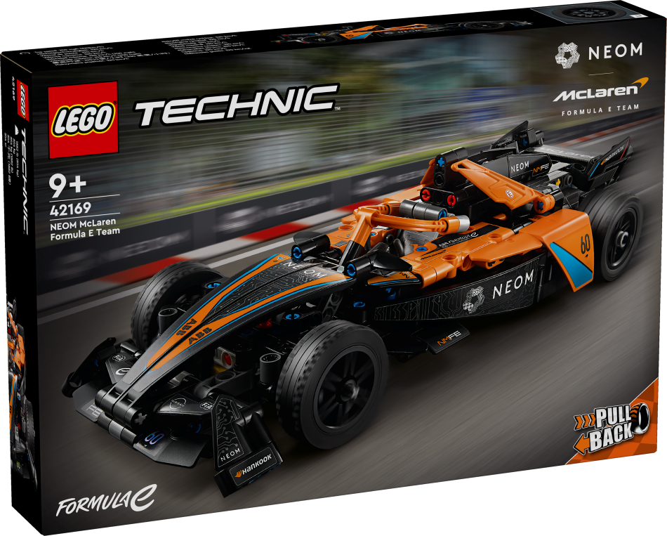 42169 LEGO® Technic NEOM McLaren Formula E Race Car, 9+ gadi, 2024 gada modelis
