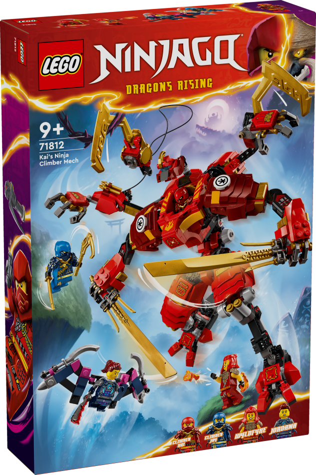 71812 LEGO® Ninjago Kai nindzju kāpjošais robots , 9+ , модель 2024 года