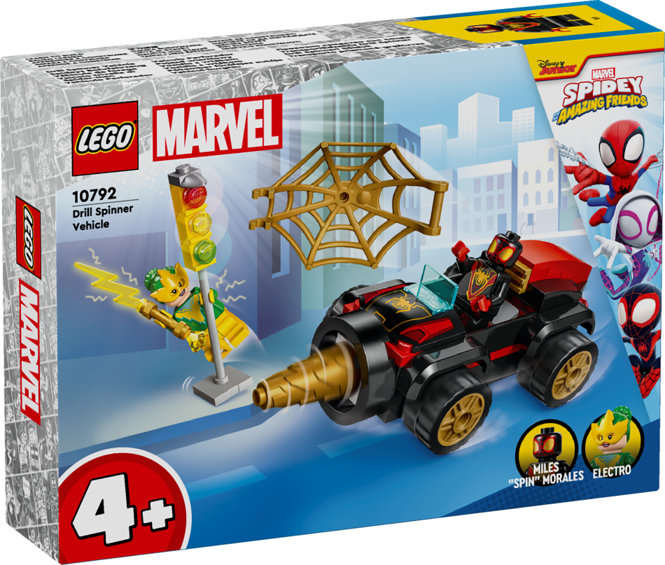 10792 LEGO® Spider Man Transportlīdzeklis Drill Spinner, 4+ , модель 2024 года