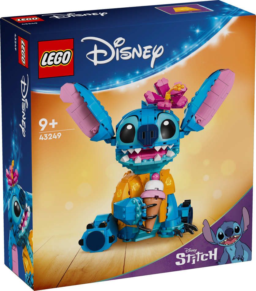 43249 LEGO® Disney Stitch Stičs, 9+ gadi, 2024 gada modelis