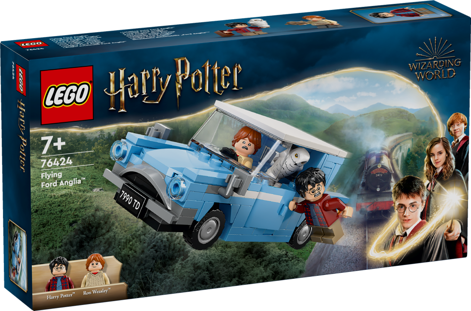 76424 LEGO® Harry Potter™ Lidojošais Ford Anglia™, 7+ , модель 2024 года