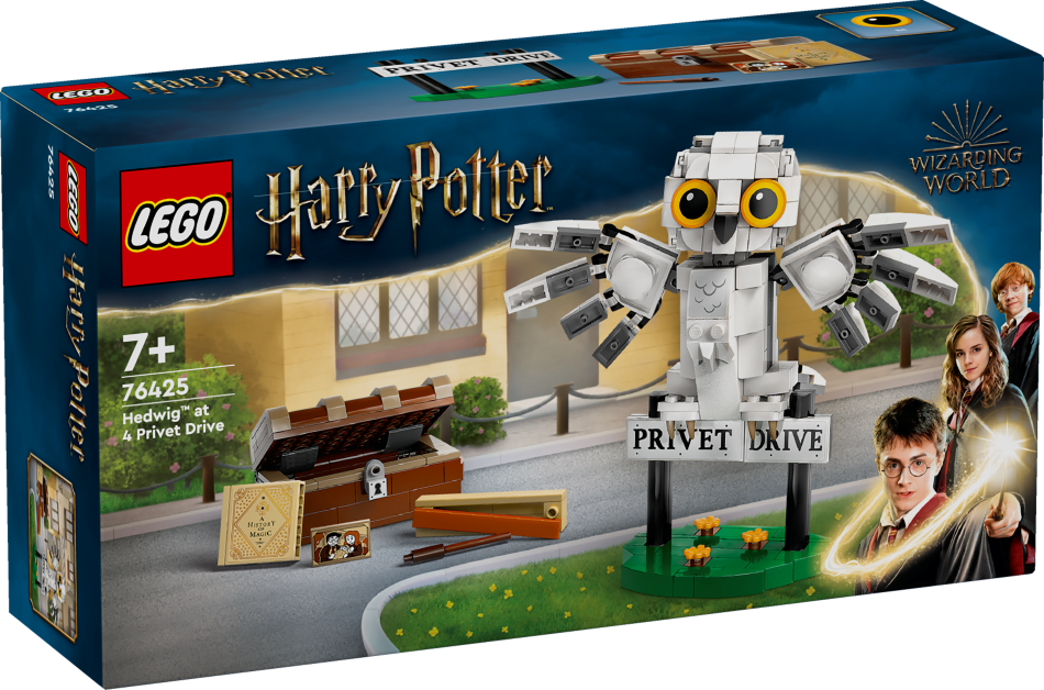 76425 LEGO® Harry Potter™ Hedviga Dzīvžogu ielā 4 , 7+ , модель 2024 года