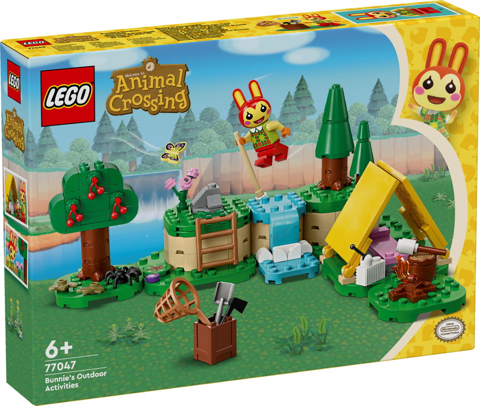 # 77047 LEGO® Animal Crossing™ Bunnie āra aktivitātes, 6+ gadi, 2024 gada modelis