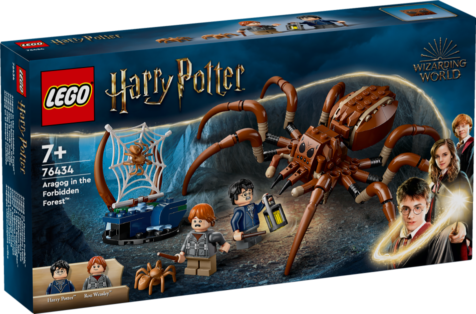 76434 LEGO® Harry Potter™ Aragogs Aizliegtajā mežā, 7+ gadi, 2024 gada modelis