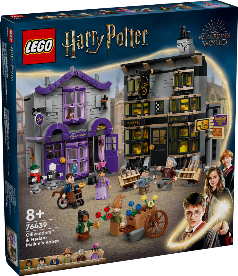 76439 LEGO® Harry Potter™ Olivands un Malkina kundzes drānas, 8+ , модель 2024 года