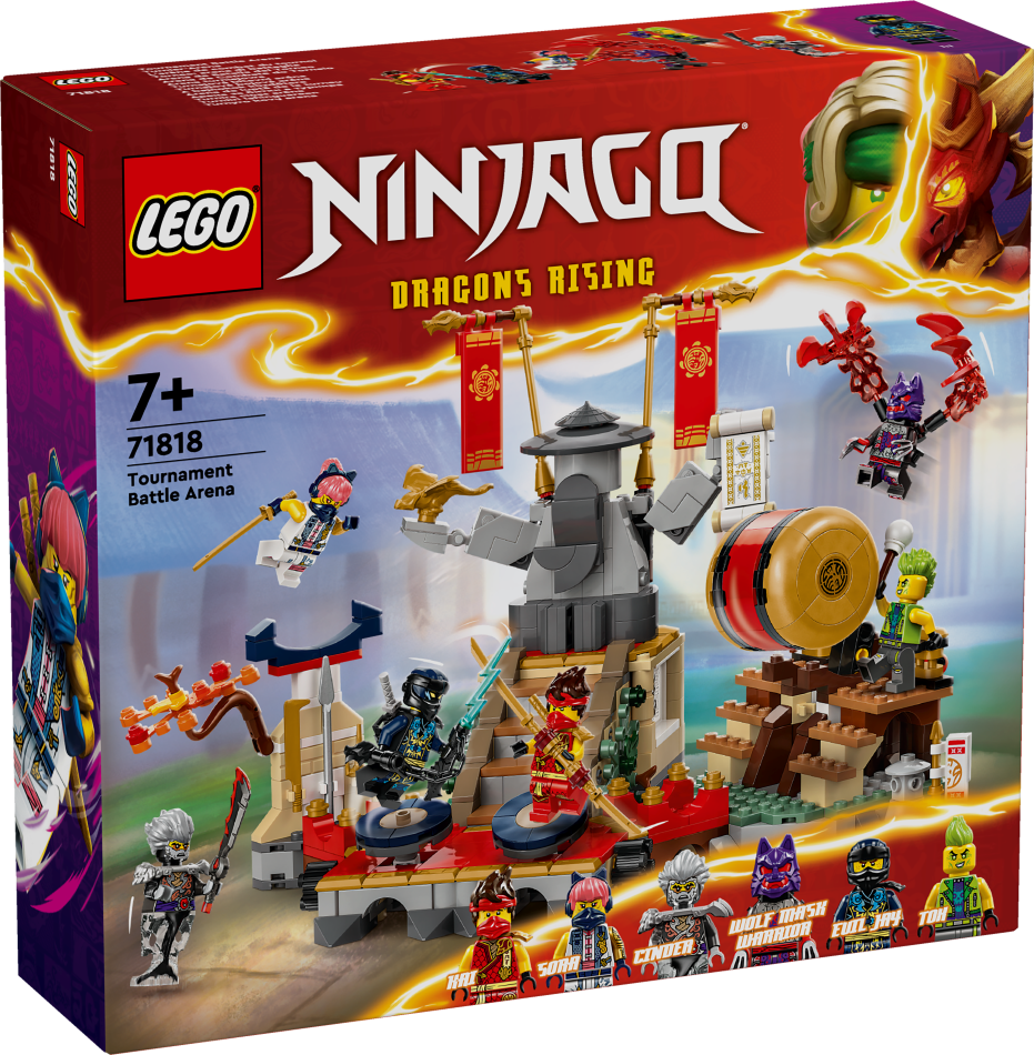 71818 LEGO® Ninjago Turnīra cīņas arēna, 7+ , модель 2024 года