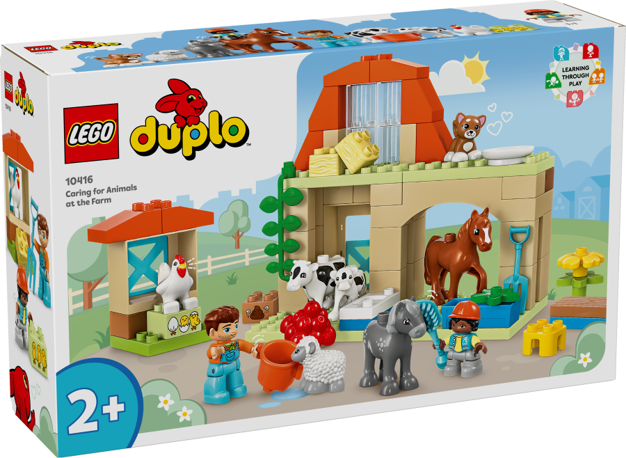 10416 LEGO® DUPLO Dzīvnieku kopšana lauku sētā, 2+ gadi, 2024 gada modelis