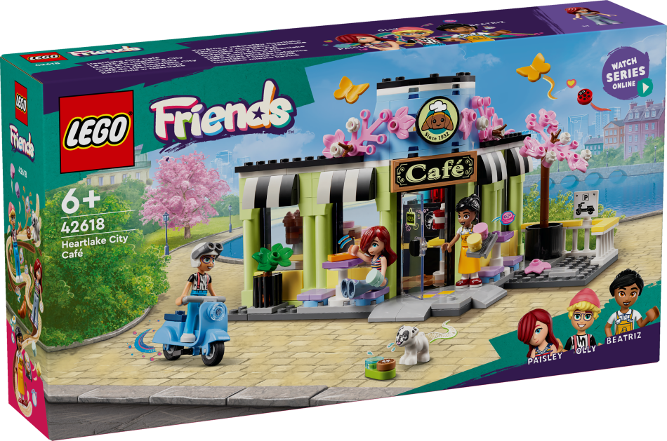 42618 LEGO Friends Hārtleikas pilsētas kafejnīca, 6+ лет, модель 2024 года