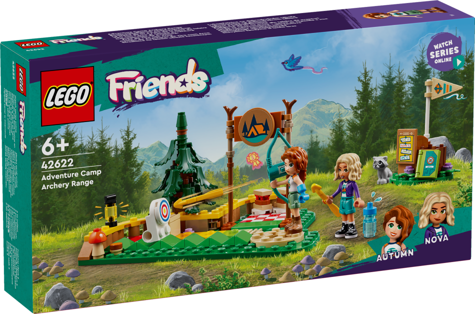 42622 LEGO Friends Piedzīvojumu nometne: loku šautuve, 6+ gadi, 2024. gada modelis