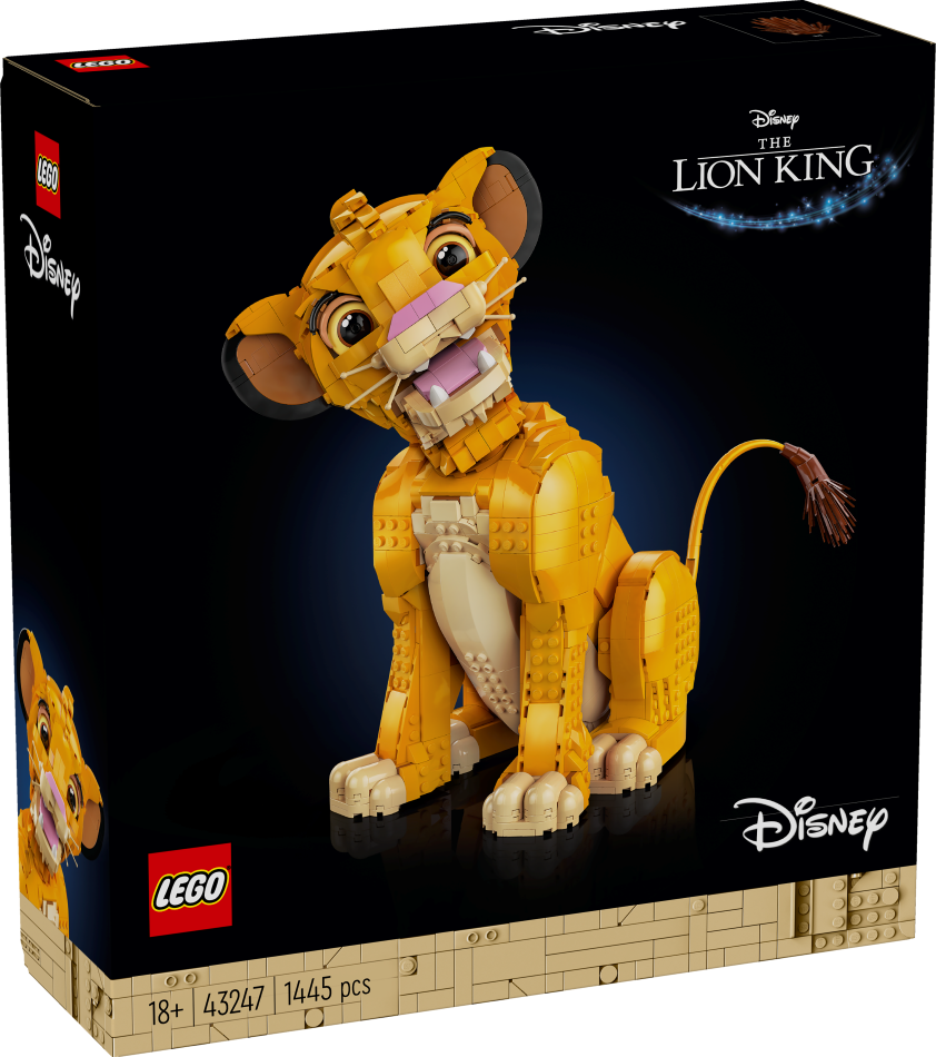 43247 LEGO® Disney Karalis Lauva – mazais Simba, 18+ gadi, 2024 gada modelis