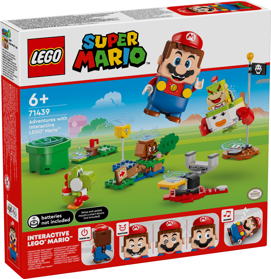 71439 LEGO® Super Mario Piedzīvojumi ar Interaktīvo LEGO® Mario™ , 6+ , модель 2024 года