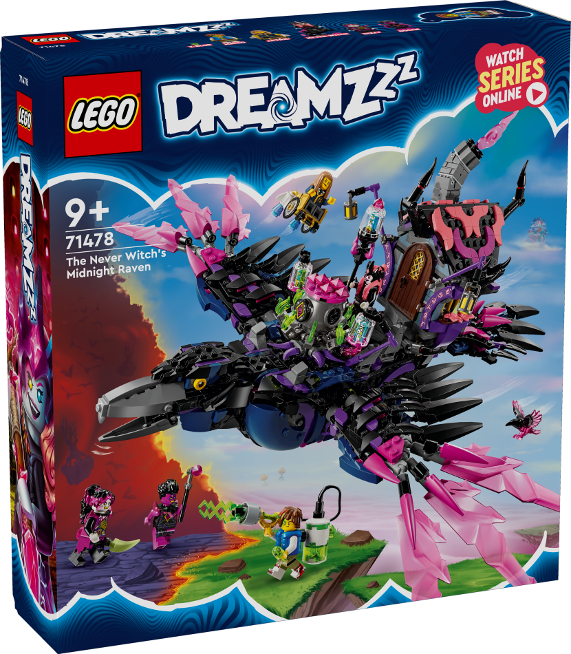 71478 LEGO® DREAMZzz™Nekad raganas Pusnakts krauklis , 9+ gadi, 2024 gada modelis