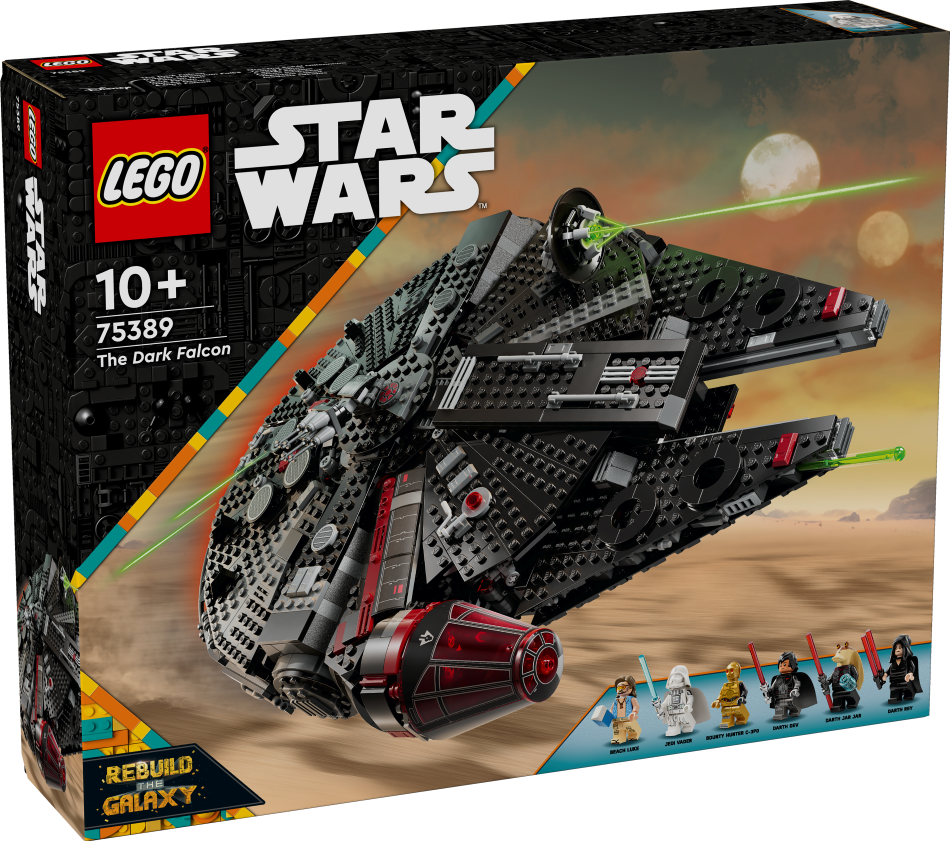 75389 LEGO® Star Wars™ Dark Falcon, 10+ gadi, 2024 gada modelis