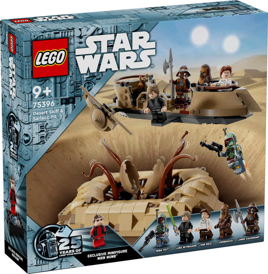 75396 LEGO® Star Wars™ Desert Skiff un Sarlacc Pit , 9+ , модель 2024 года
