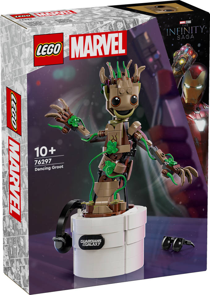 76297 LEGO® Marvel Super Heroes Dejojošs Groot, 10+ , модель 2024 года