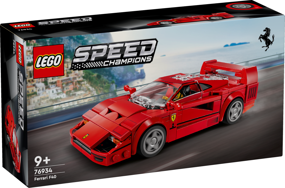 76934 LEGO® Speed Champions Ferrari F40 superauto, 9+ , модель 2024 года