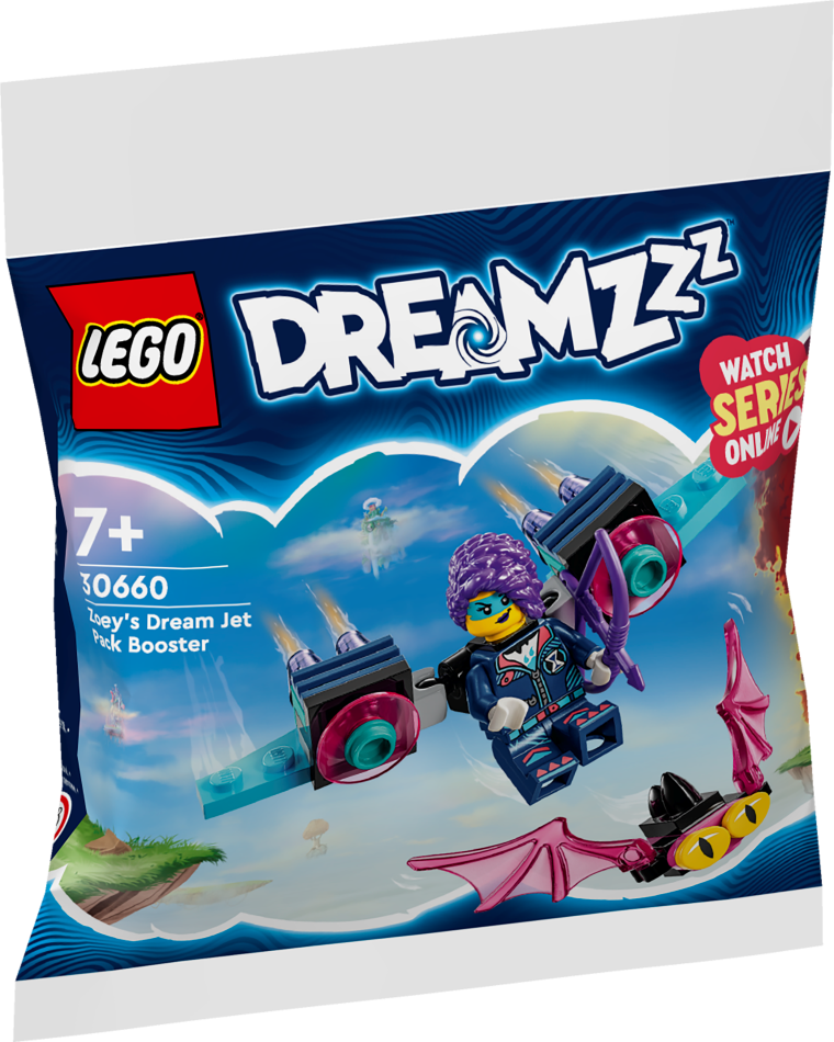 30660 LEGO® DREAMZzz™ Zoey sapņu reaktīvās pakas pastiprinātājs & Z-Blob un Bunchu Spider bēgšana, 7+ gadi, 2024 gada modelis
