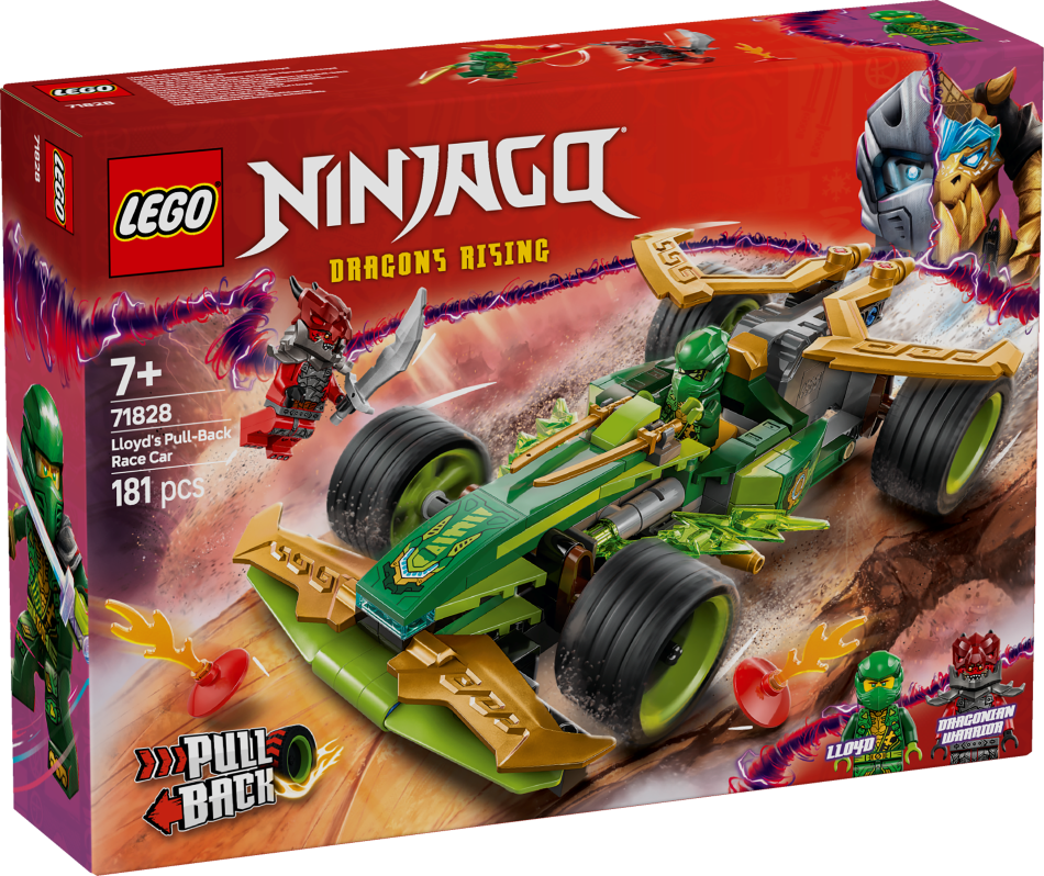 71828 LEGO® Ninjago Atvelkams Lloyd sacīkšu auto, 7+ gadi, 2025 gada modelis