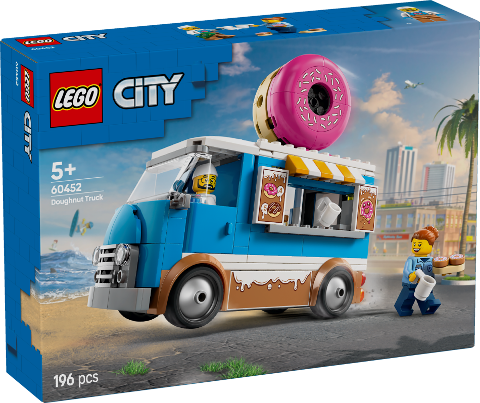 60452 LEGO® City Машина с пончиками, 5+ , модель 2025 года