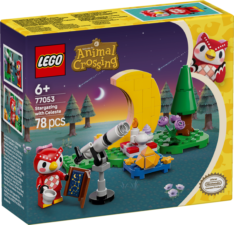 77053 LEGO® Animal Crossing™ Zvaigžņu vērošana ar Celeste , 6+ , модель 2025 года