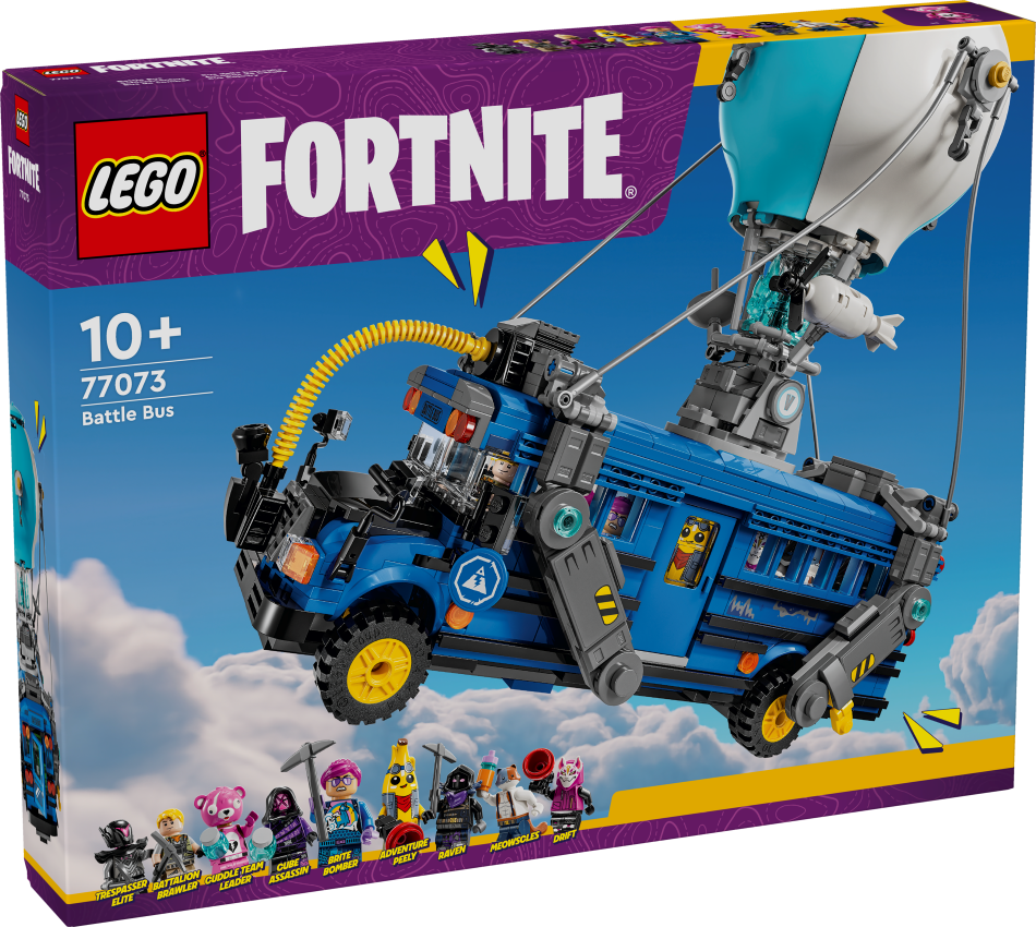 77073 LEGO® Fortnite Battle Bus, 10+ gadi, 2025 gada modelis (Pieejams veikalā)