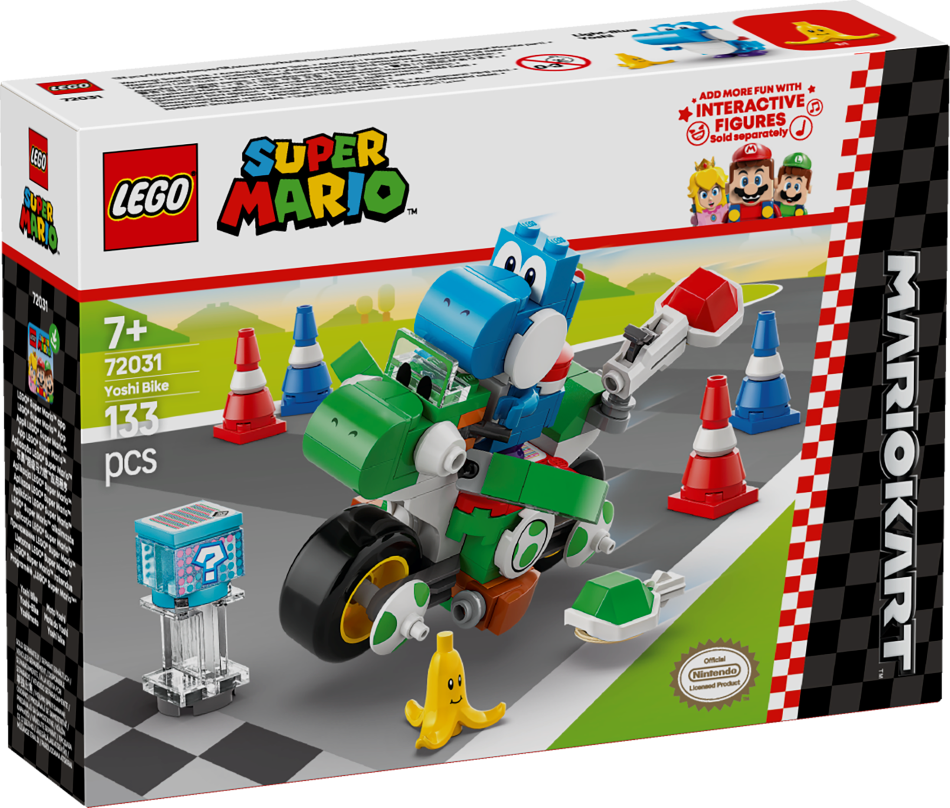 72031 LEGO® Super Mario Mario Kart Йоши на байке,7 + , модель 2025 года