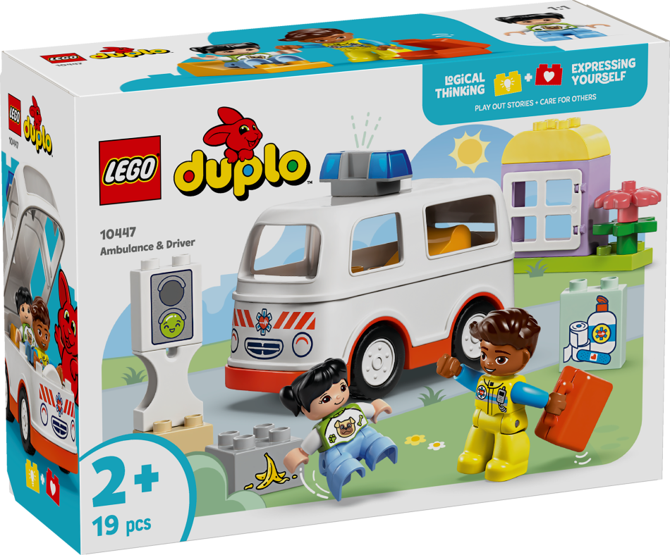 10447 LEGO® DUPLO Ātrā palīdzība un šoferis, 2+ , модель 2025 года