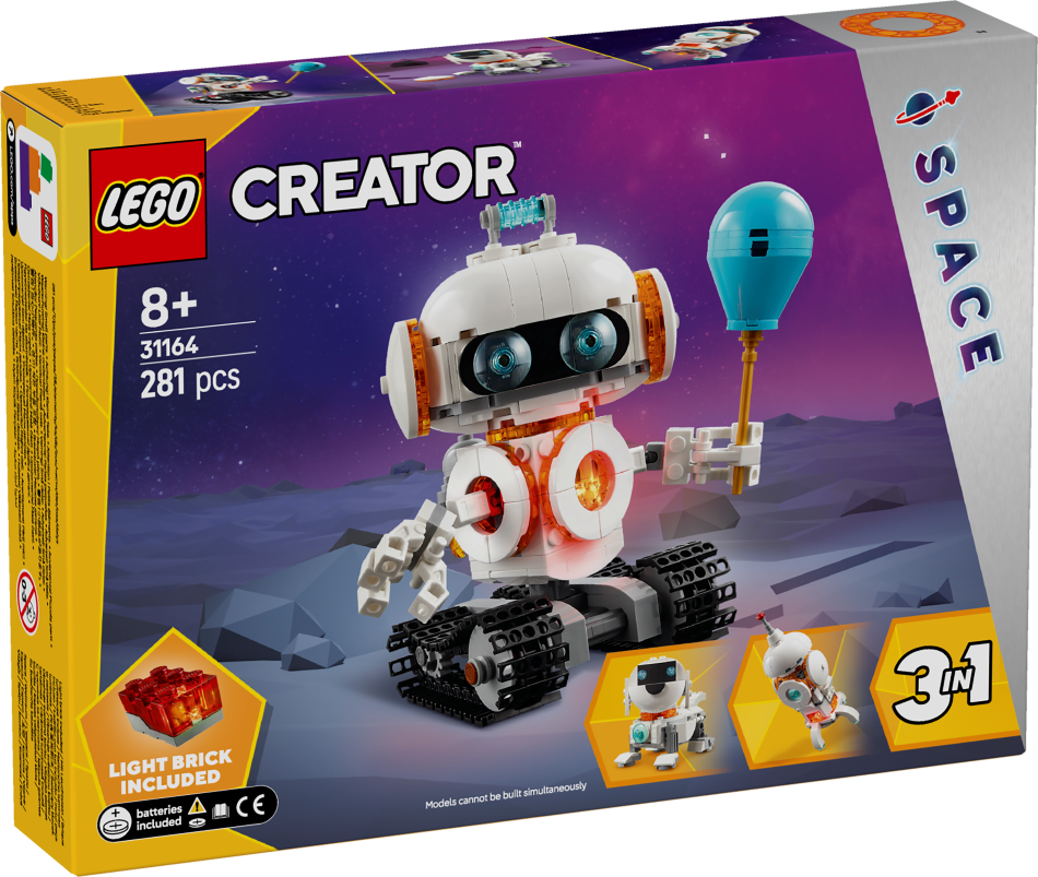 31164 LEGO® Creator Kosmosa robots, 8+ , модель 2025 года