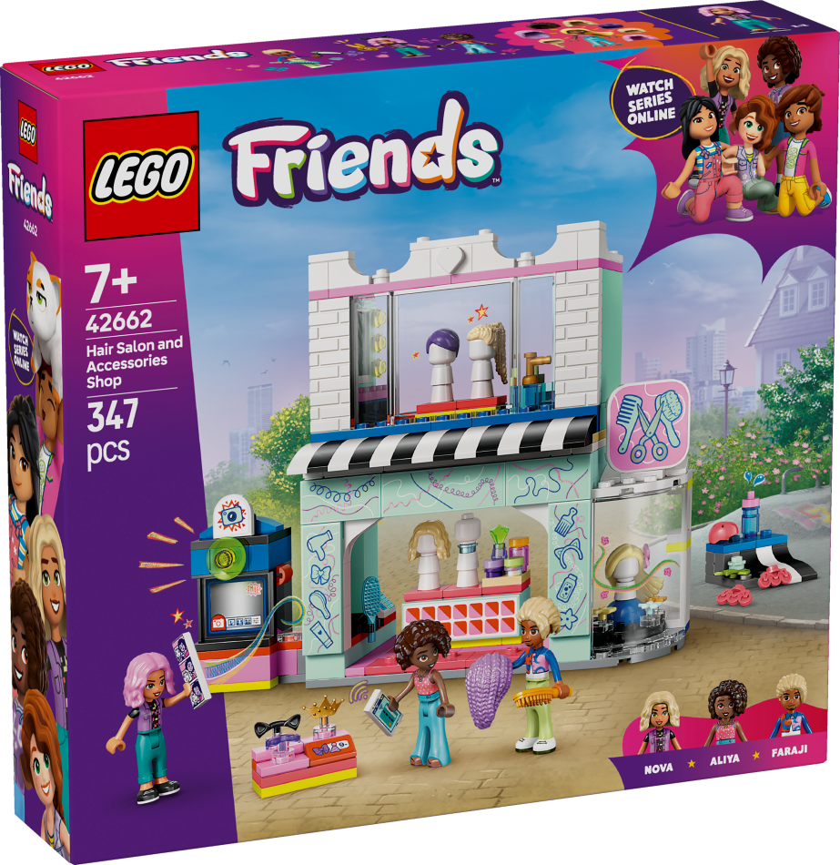42662 LEGO® Friends Frizētava un piederumu veikals, 7+ , модель 2025 года