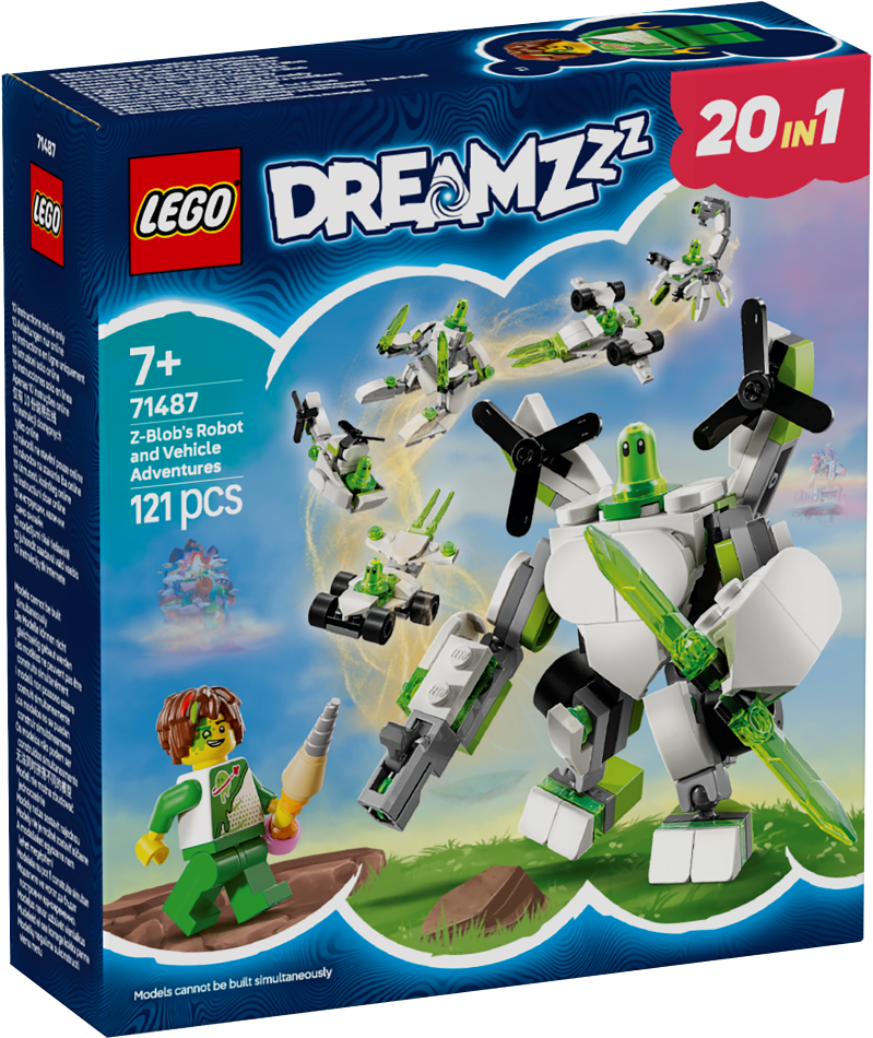 71487 LEGO® DREAMZzz™ Z-Blob robotu un transportlīdzekļu piedzīvojumi, 7+ , модель 2025 года