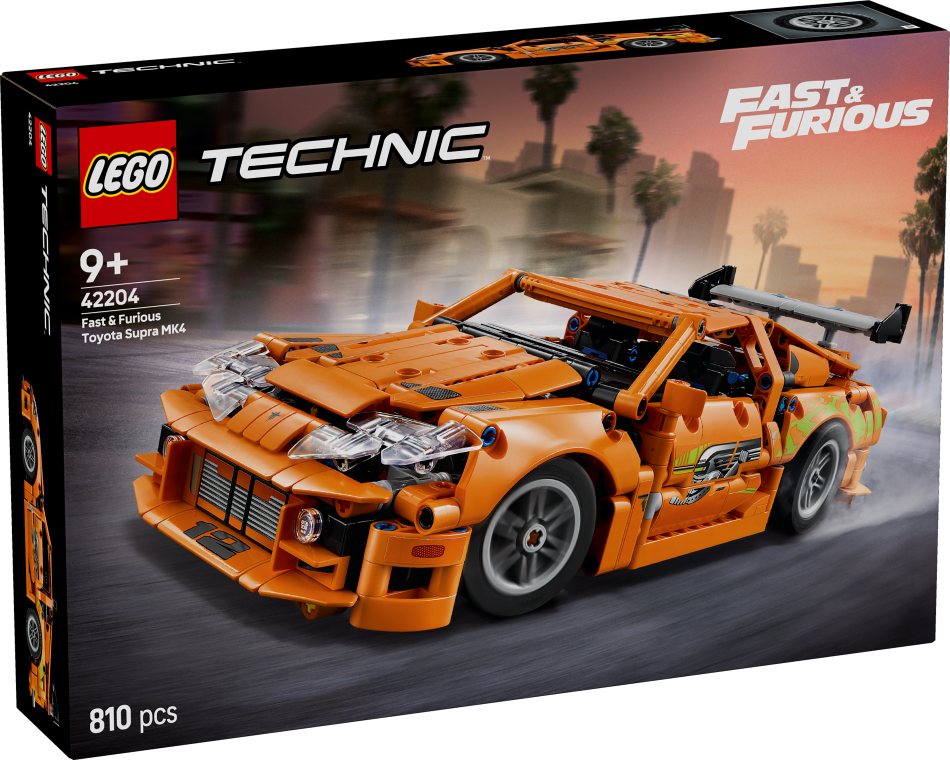 42204 LEGO® Technic Fast and Furious Toyota Supra MK4 , 9+ gadi, 2025. gada modelis