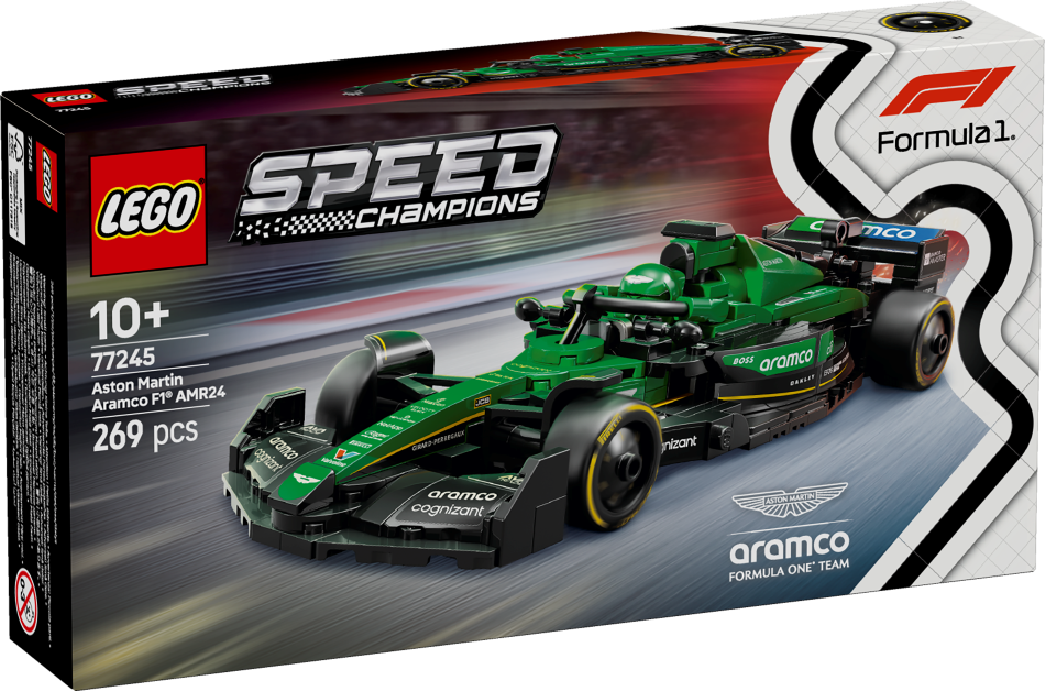 77245 LEGO® Speed Champions Formula 1 Aston Martin Aramco AMR24, 10+ лет, модель 2025 года