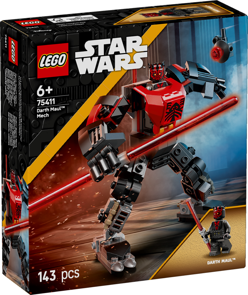 75411 LEGO® Star Wars™ Darth Maul™ robots , 6+ , модель 2025 года