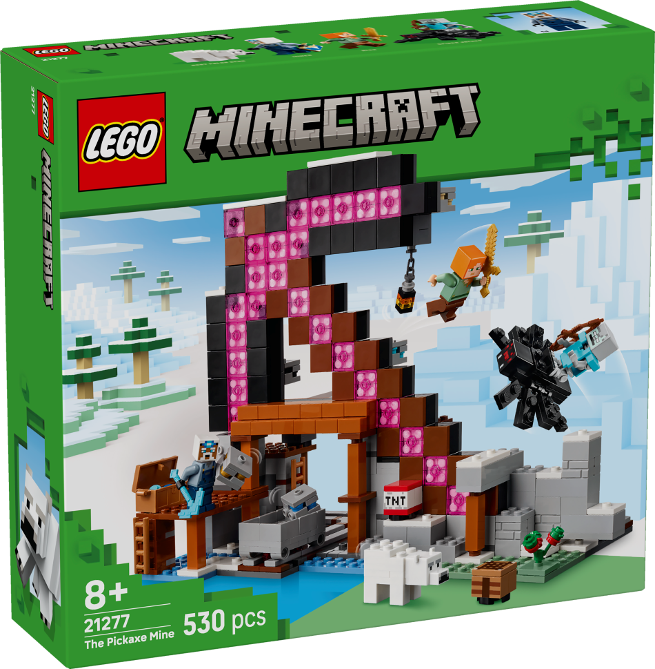 21277 LEGO® Minecraft Cirtņa raktuves , 8+ , модель 2025 года