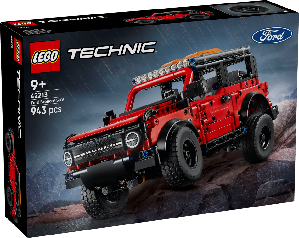 42213 LEGO® Technic Ford Bronco® apvidus auto, 9+ gadi, 2025 gada modelis