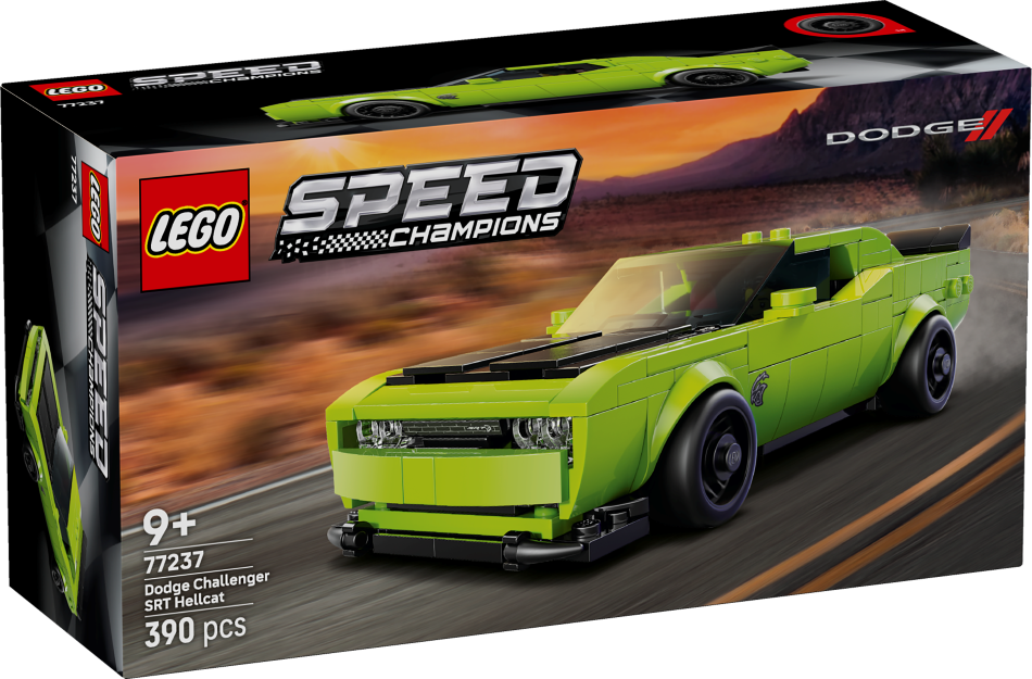 77237 LEGO® Speed Champions Dodge Challenger SRT Hellcat sporta auto , 9+ , модель 2025 года