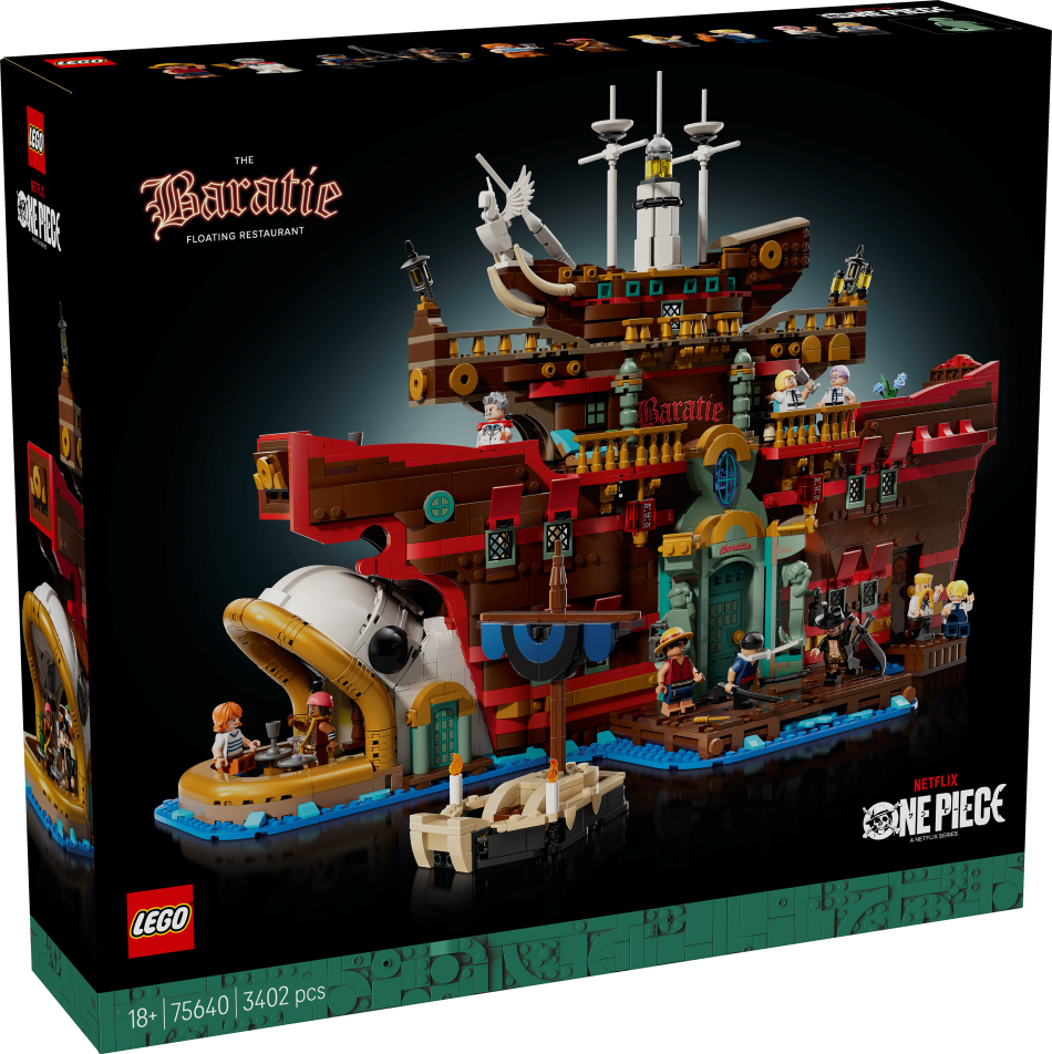 75640 LEGO® One Piece Peldošais restorāns “Baratie”, 18+ , модель 2025 года
