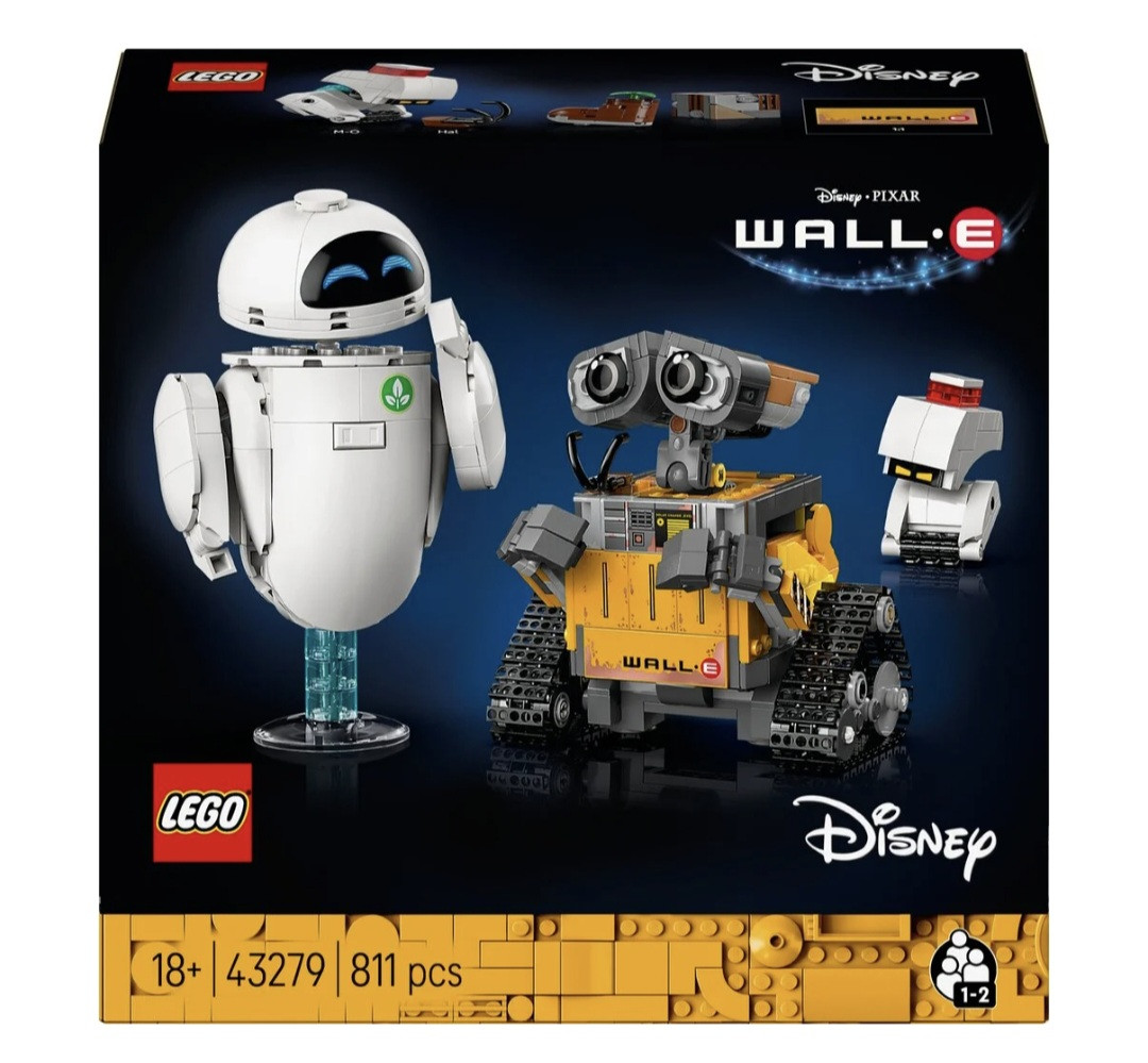43279 LEGO® Disney Wall-E un Eve, 18 + gadiem, 2025 gada modelis