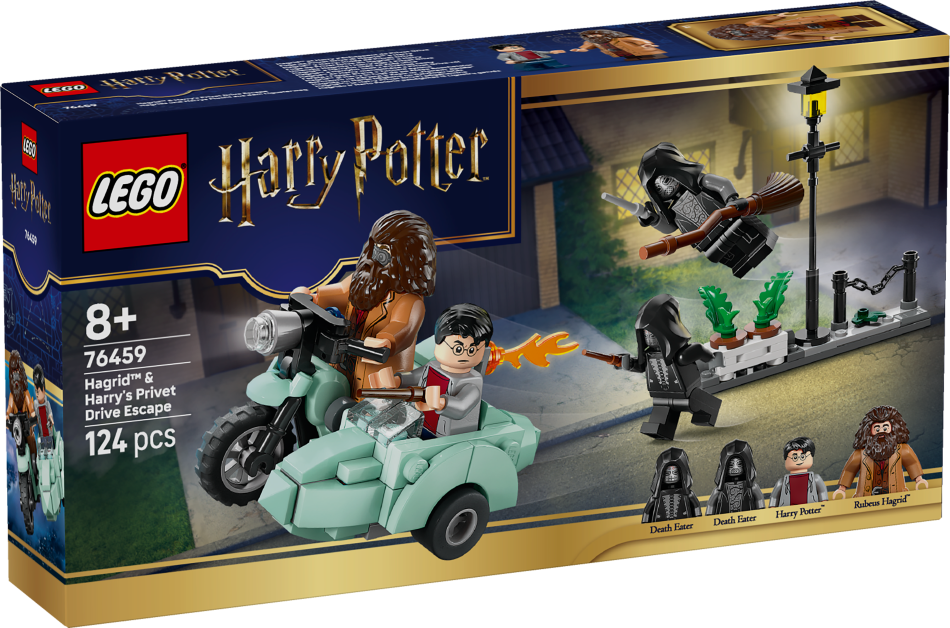 76459 LEGO® Harry Potter™ Hagrida un Harija bēgšana no Dzīvžogu ielas , 8+ , модель 2026 года