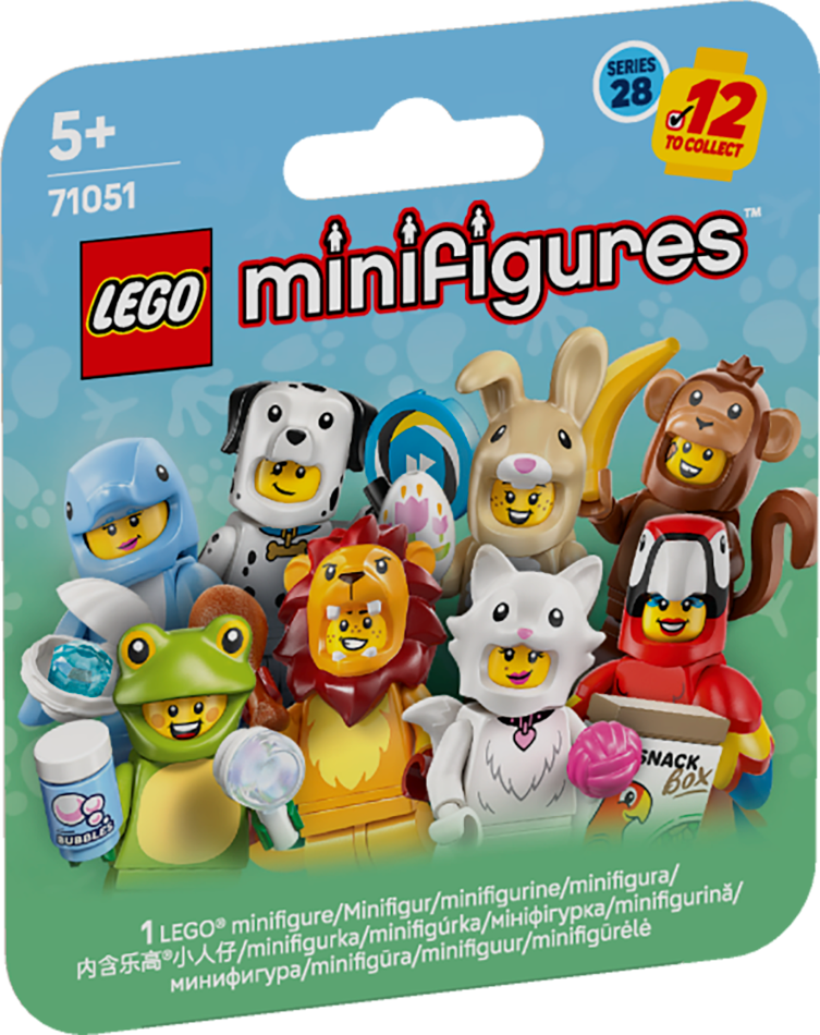 71051 LEGO® Minifigures Dzīvnieki – 28. sērija , 5+ gadi, 2026 gada modelis