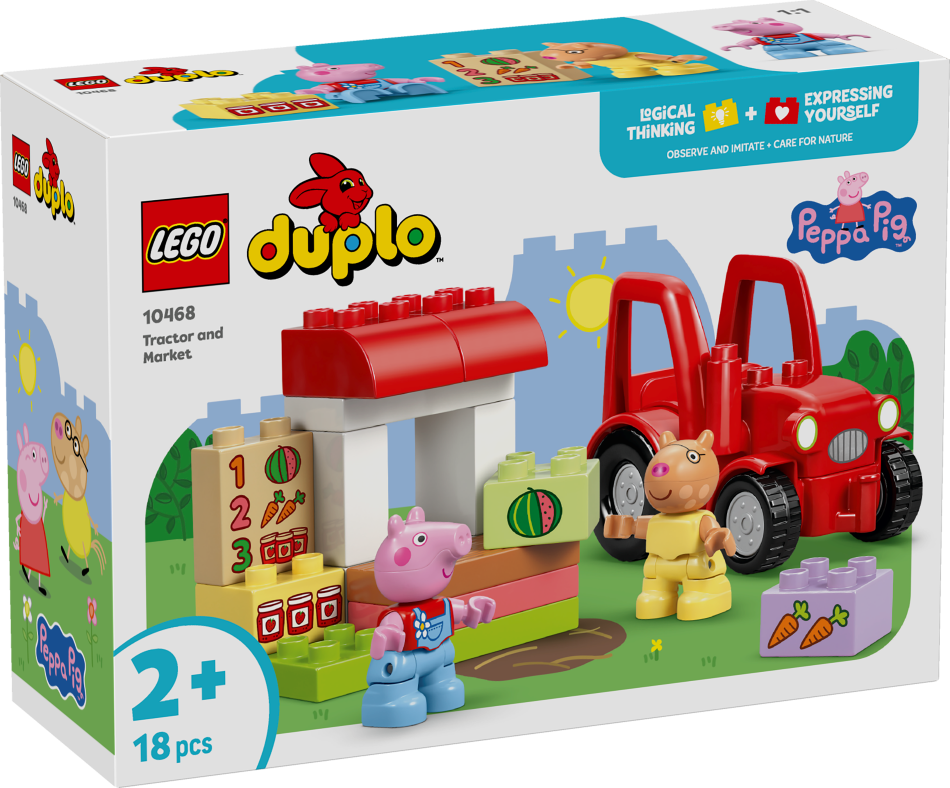 10468 LEGO® DUPLO Traktors un tirgus 2+ , модель 2026 года