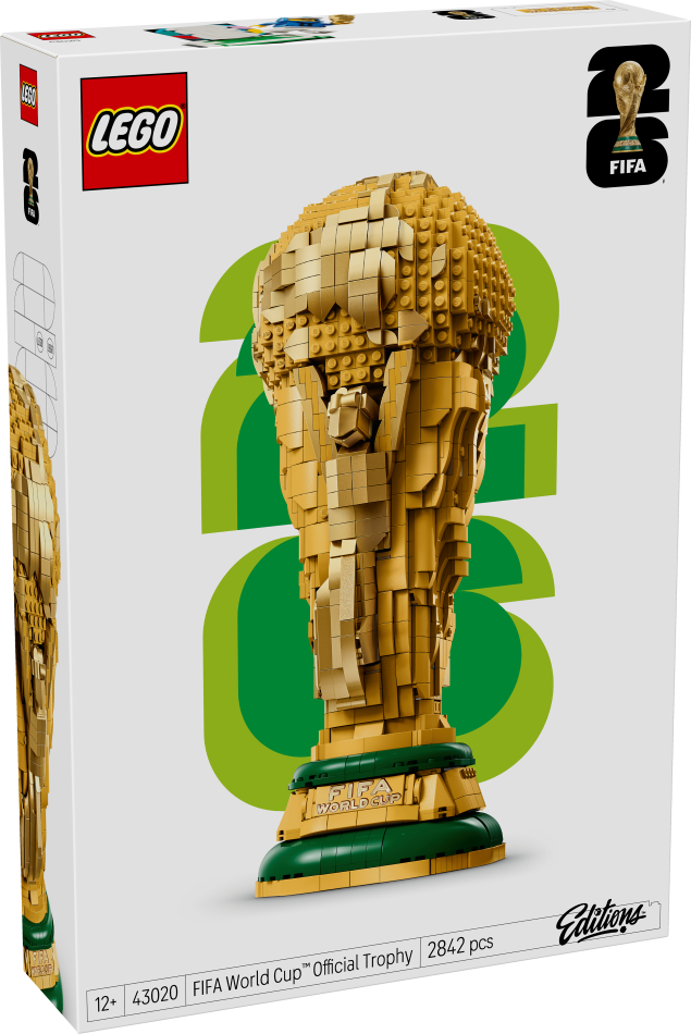 43020 LEGO® Editions FIFA Pasaules kausa Oficiālā trofeja 18+ gadi, 2026 gada modelis