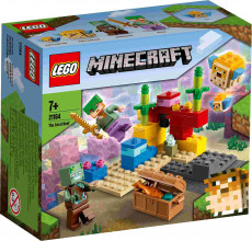 21164 LEGO® Minecraft Koraļļu rifs, 7+ gadi, 2021.g.modelis